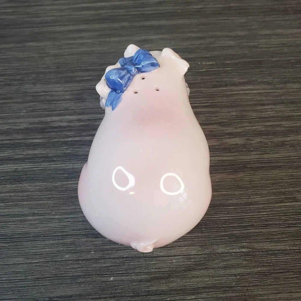 Vintage OTAGIRI Mary Ann Baker Pink Country‎ PIG Salt N Pepper Shaket Set